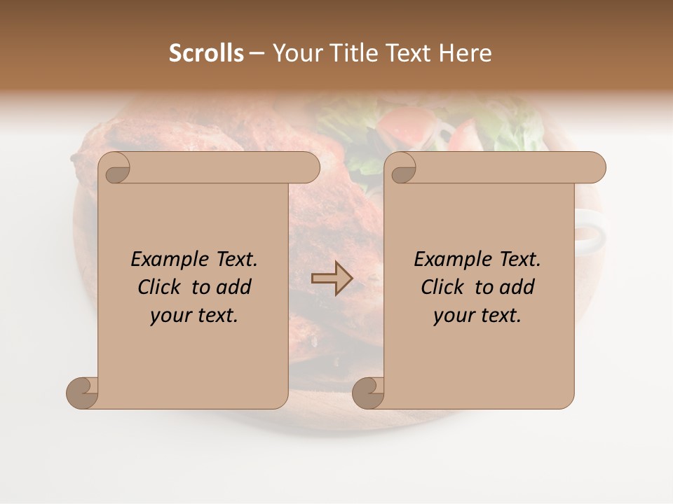 Party Fresh Meal PowerPoint Template