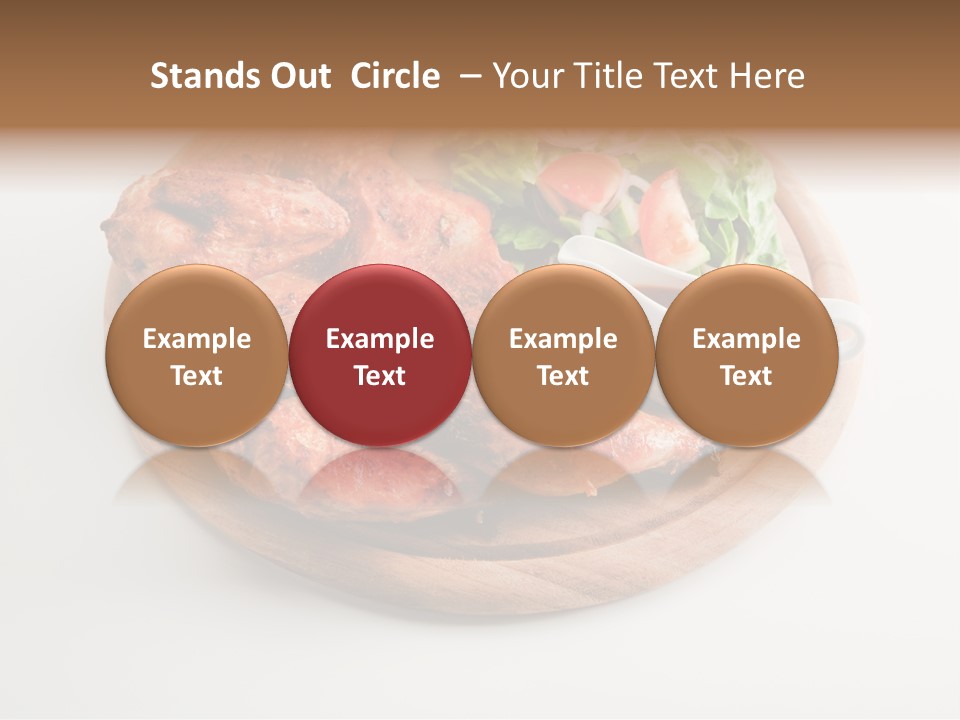 Party Fresh Meal PowerPoint Template