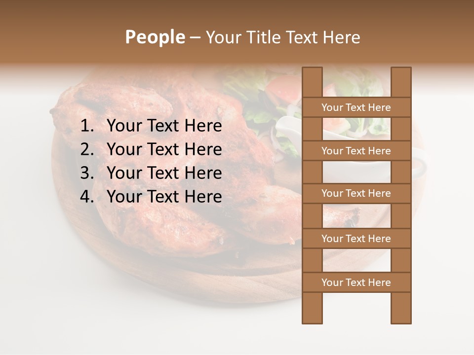 Party Fresh Meal PowerPoint Template