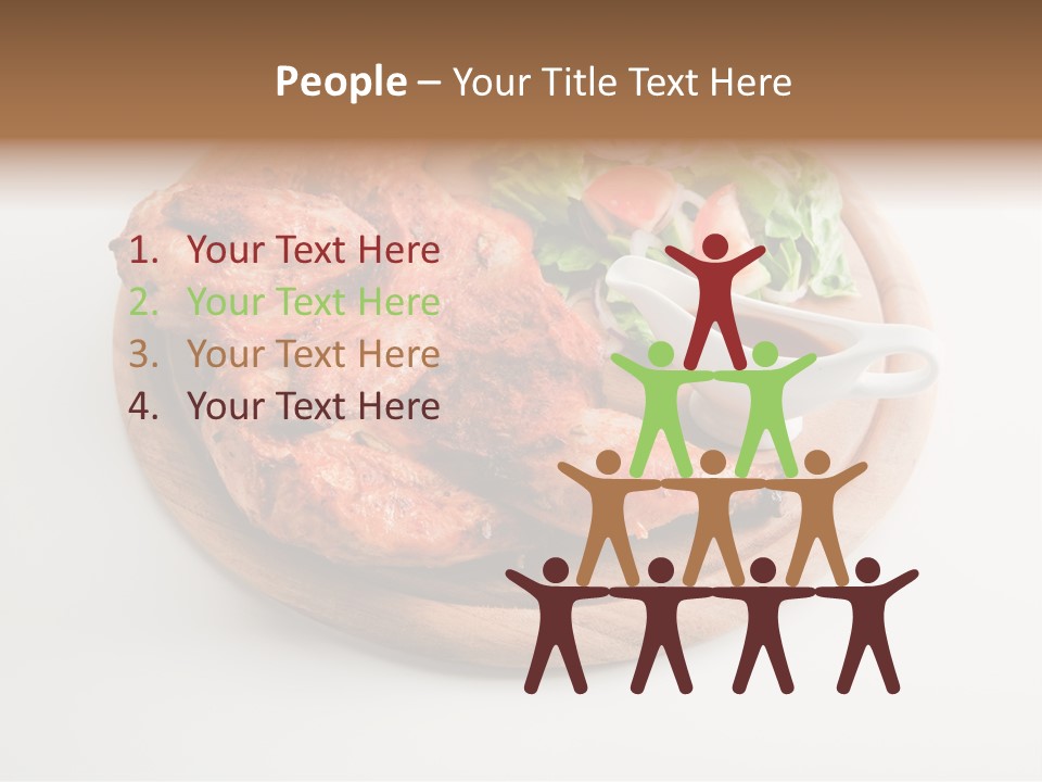 Party Fresh Meal PowerPoint Template