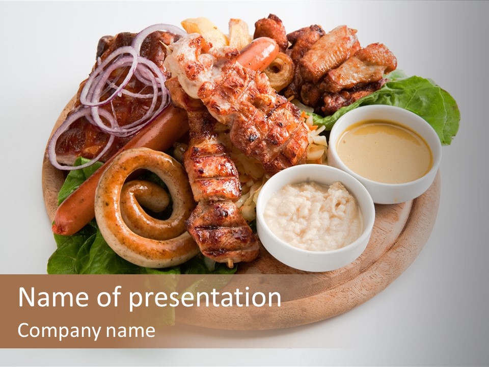 Sausage PowerPoint Template