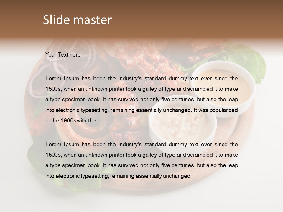 Sausage PowerPoint Template