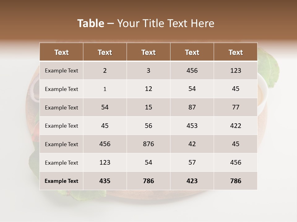 Sausage PowerPoint Template