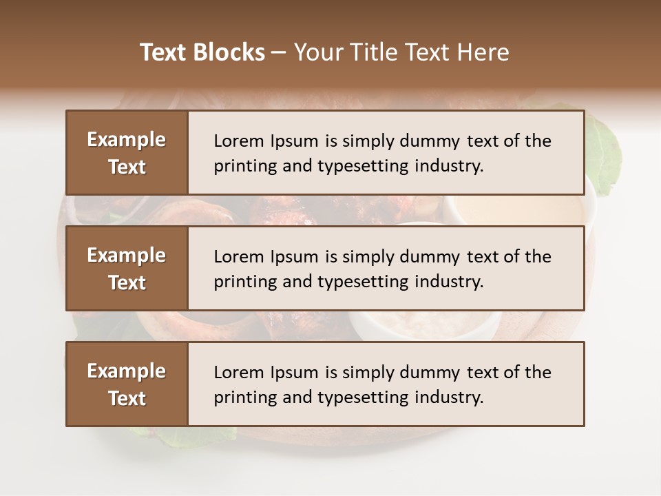 Sausage PowerPoint Template