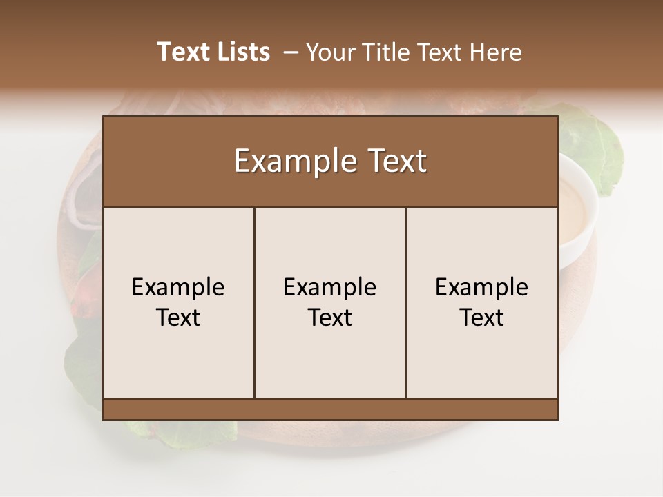 Sausage PowerPoint Template