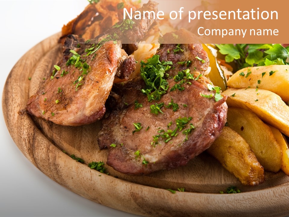 Traditional Food Fried PowerPoint Template