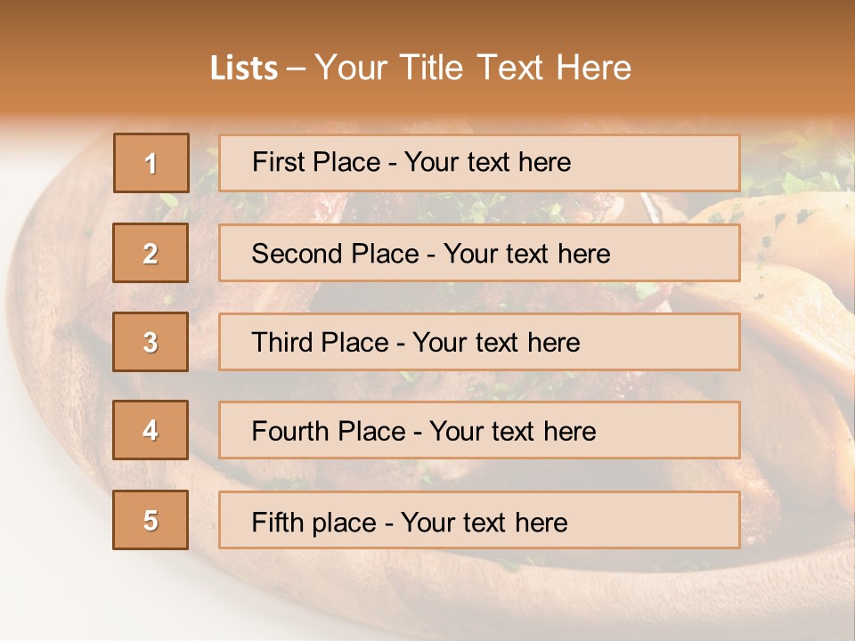 Traditional Food Fried PowerPoint Template