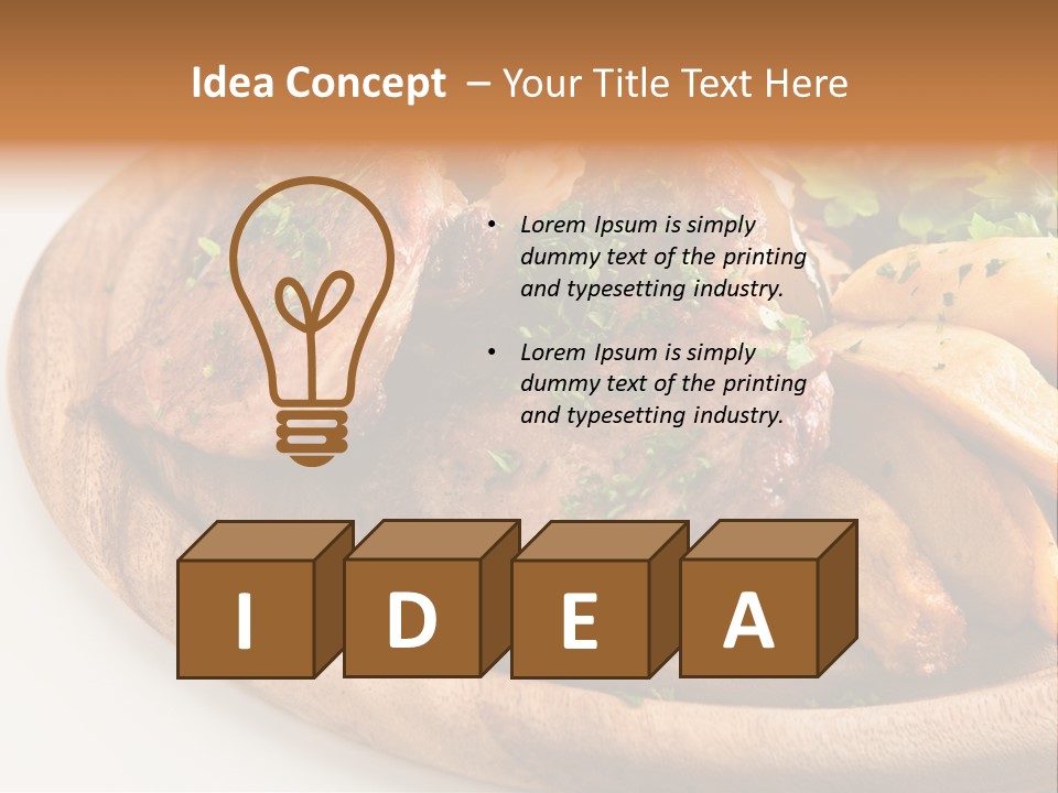 Traditional Food Fried PowerPoint Template