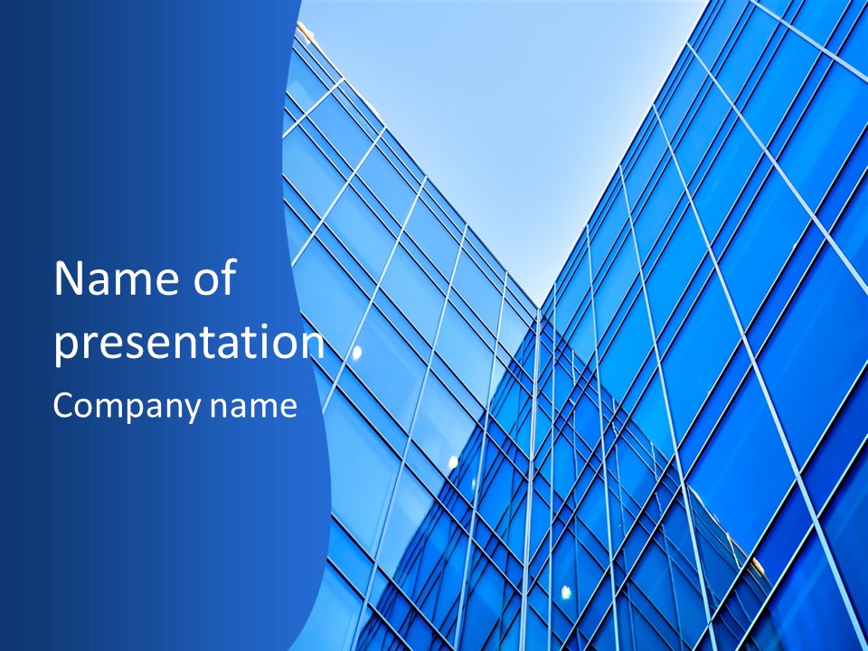 Skyscraper Glass PowerPoint Template