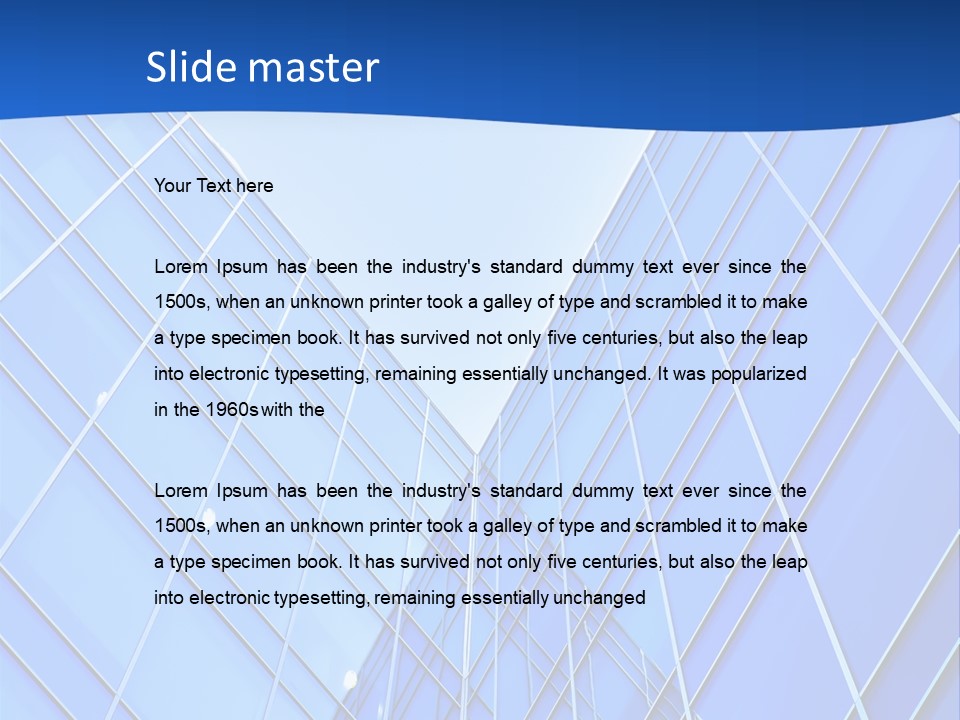 Skyscraper Glass PowerPoint Template