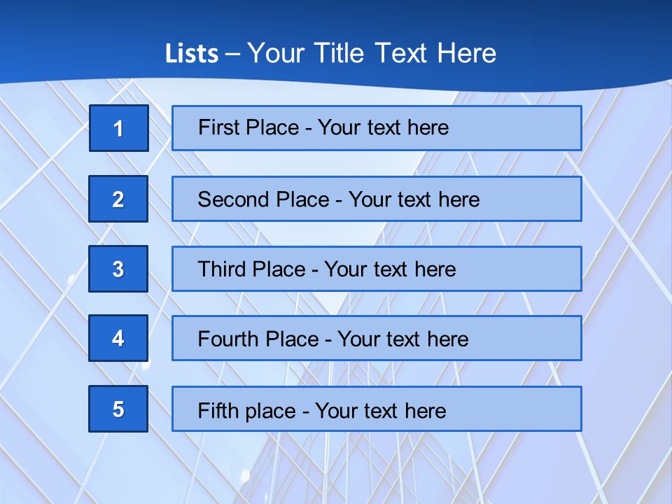 Skyscraper Glass PowerPoint Template