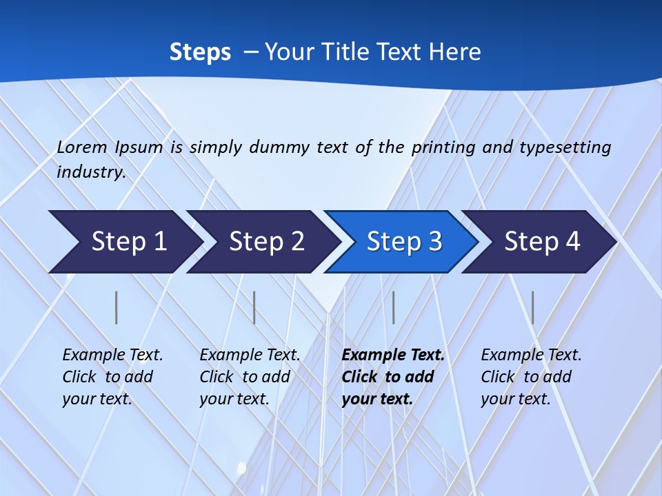 Skyscraper Glass PowerPoint Template