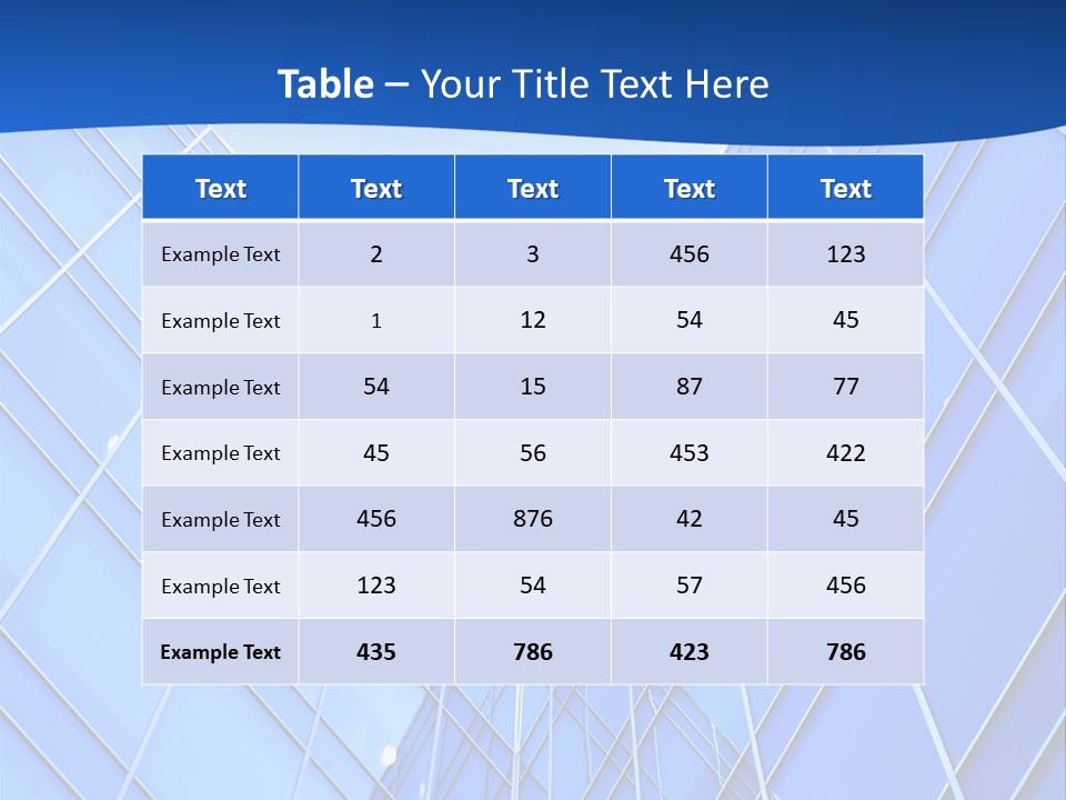 Skyscraper Glass PowerPoint Template