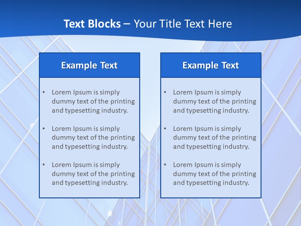 Skyscraper Glass PowerPoint Template