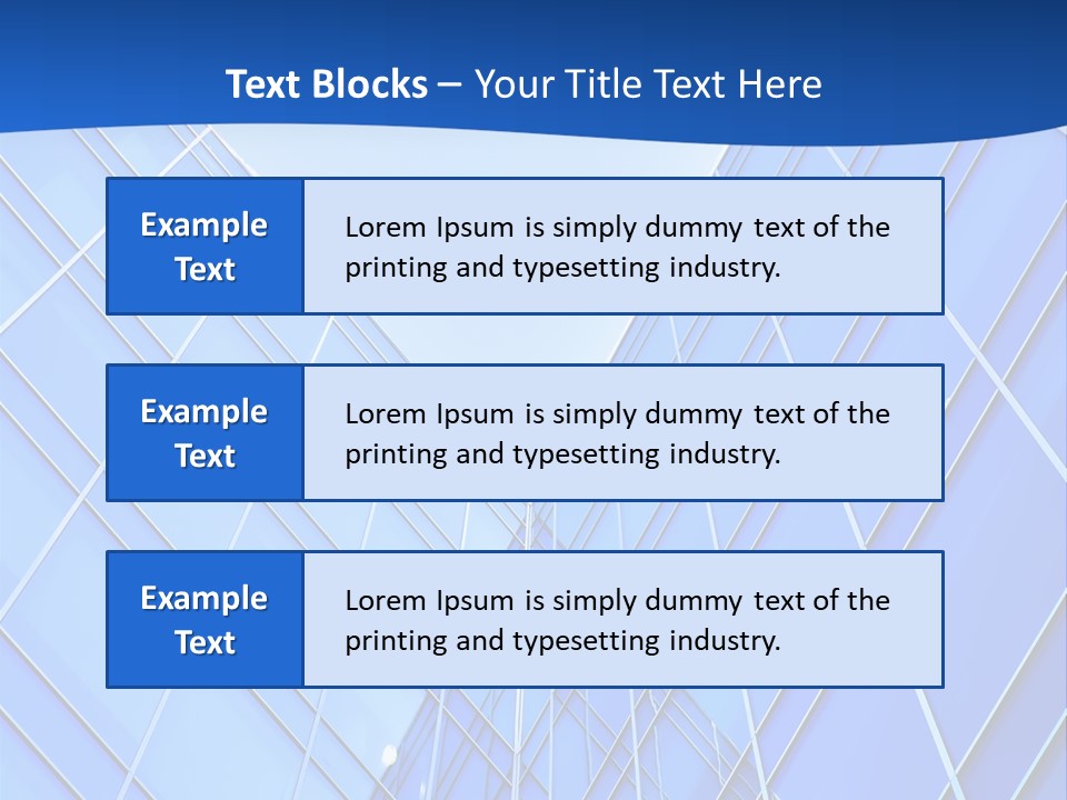 Skyscraper Glass PowerPoint Template