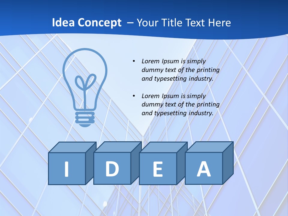 Skyscraper Glass PowerPoint Template