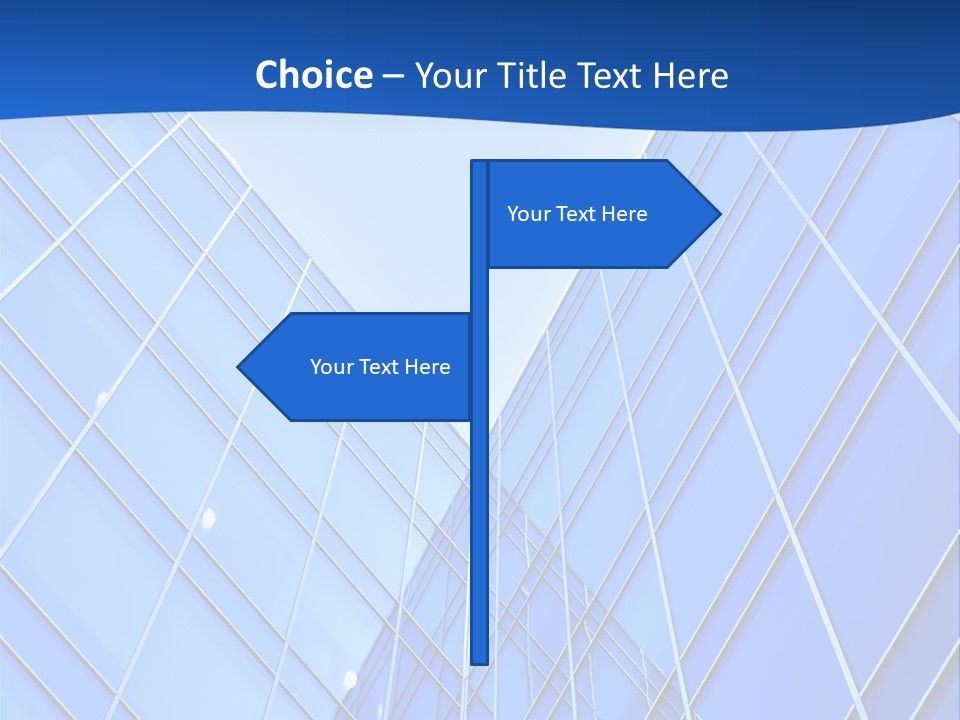 Skyscraper Glass PowerPoint Template