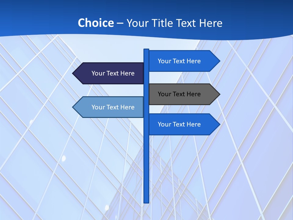 Skyscraper Glass PowerPoint Template