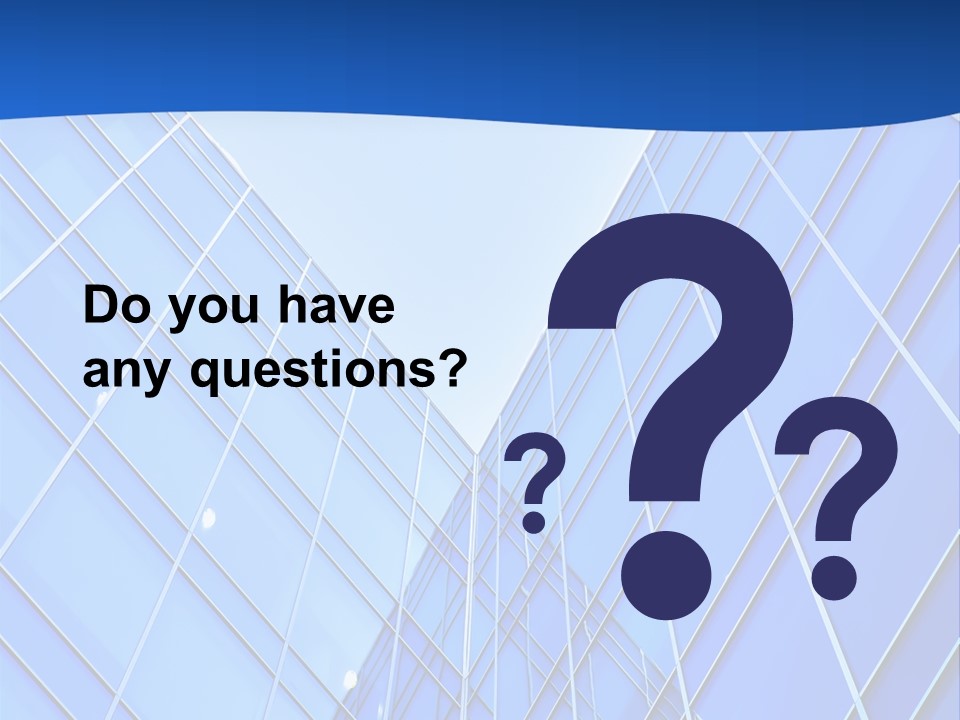 Skyscraper Glass PowerPoint Template