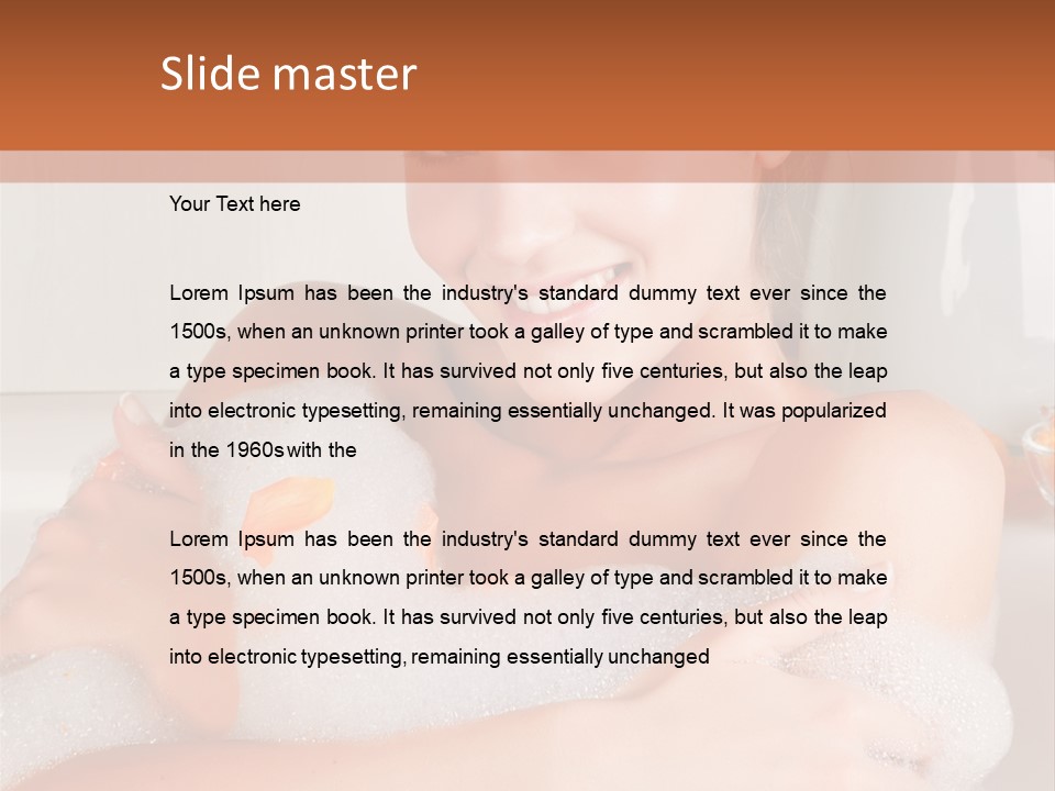 Healthy Fresh White PowerPoint Template