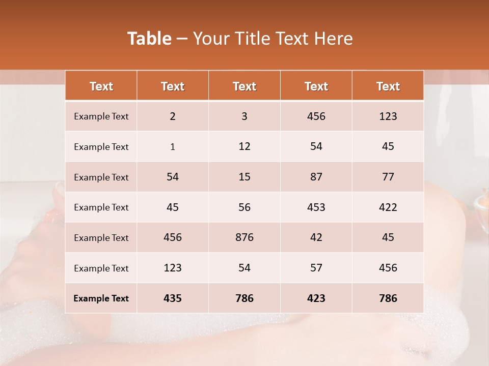 Healthy Fresh White PowerPoint Template