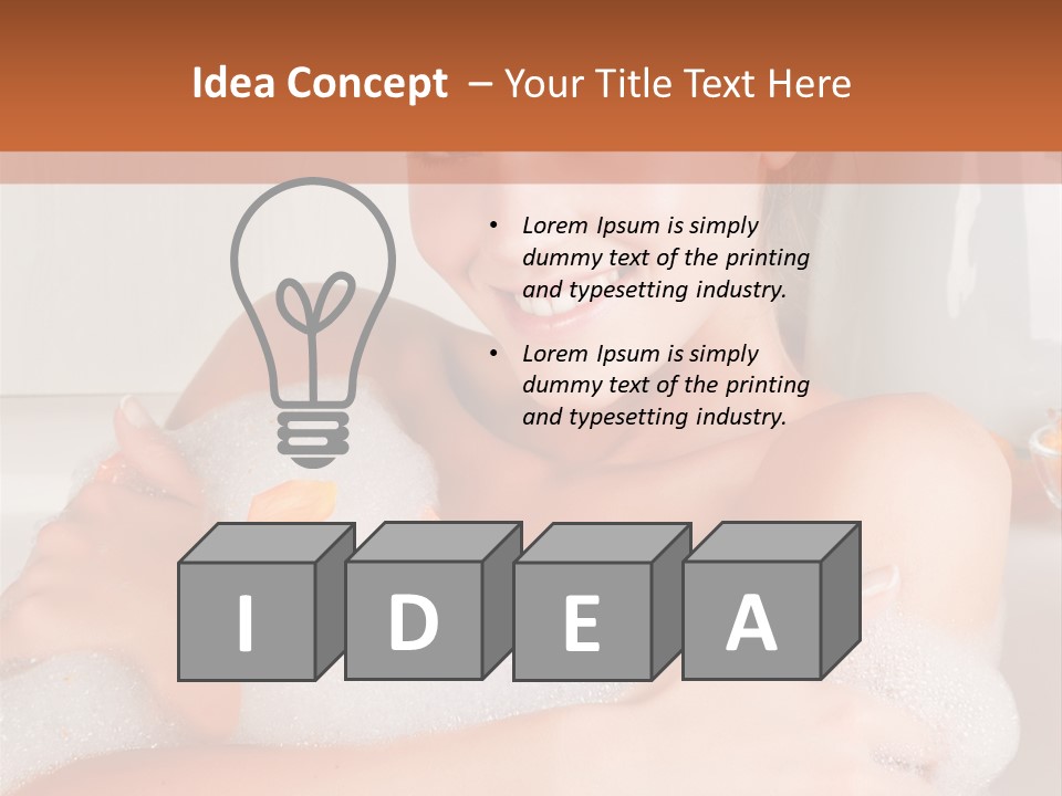 Healthy Fresh White PowerPoint Template