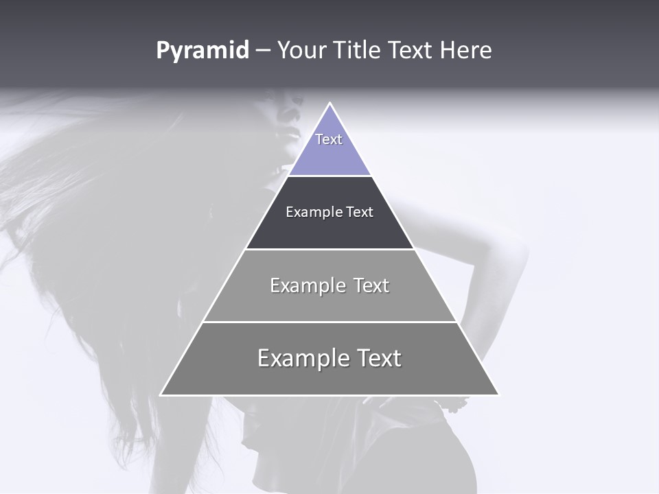 Sensual Hair Long PowerPoint Template