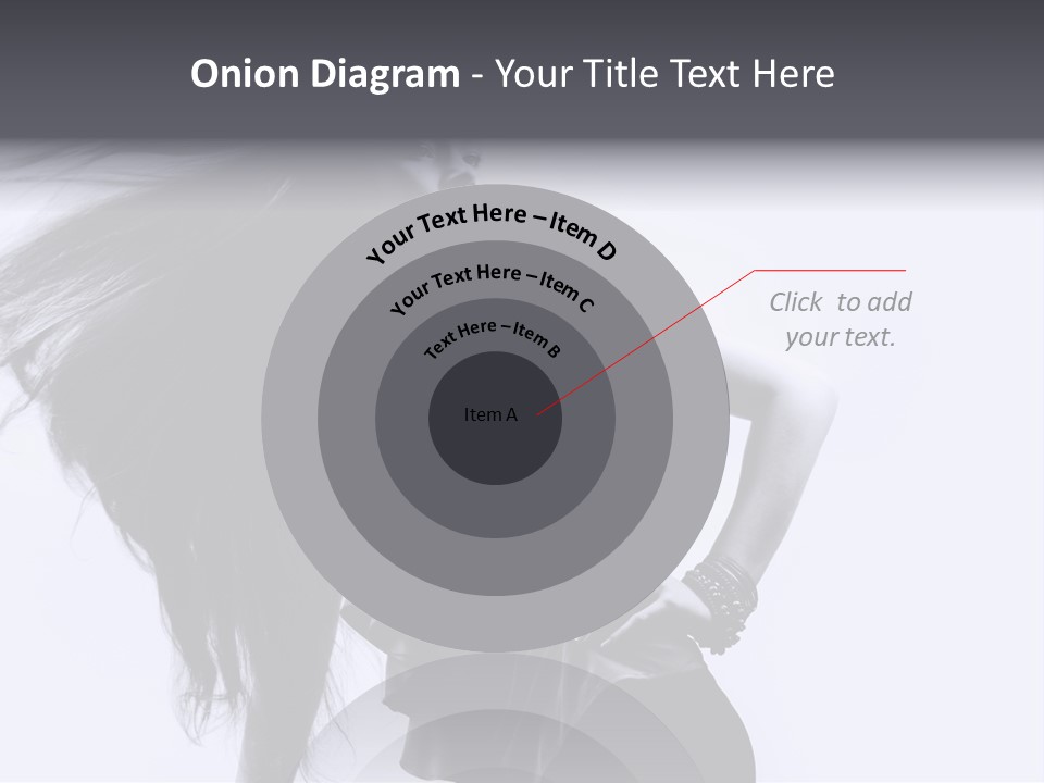 Sensual Hair Long PowerPoint Template