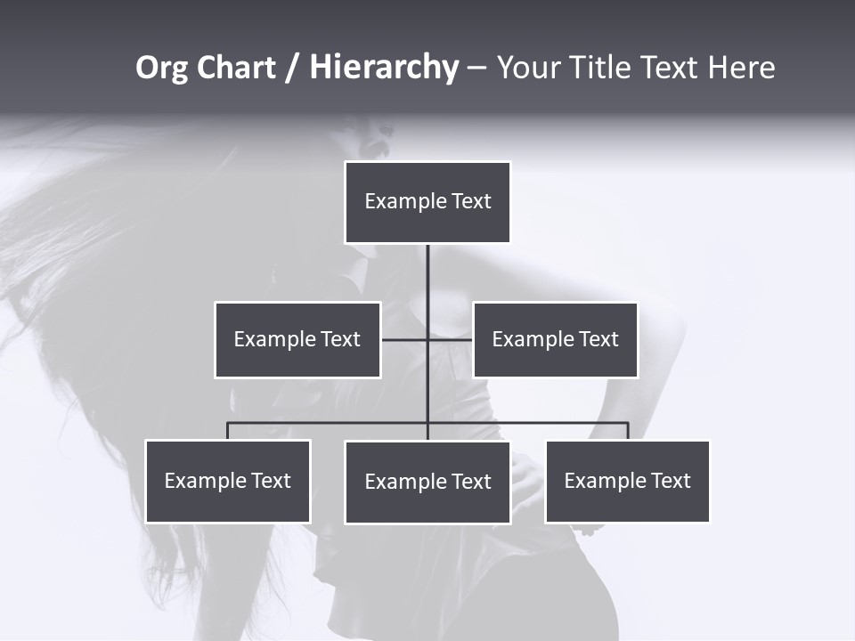 Sensual Hair Long PowerPoint Template