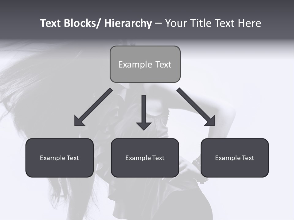 Sensual Hair Long PowerPoint Template