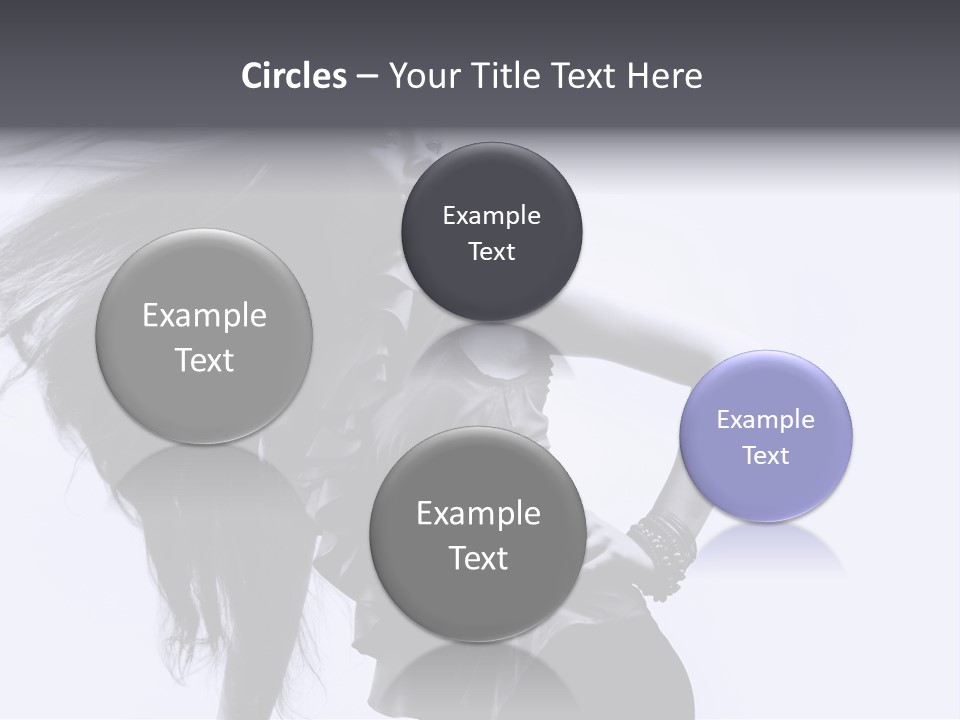 Sensual Hair Long PowerPoint Template