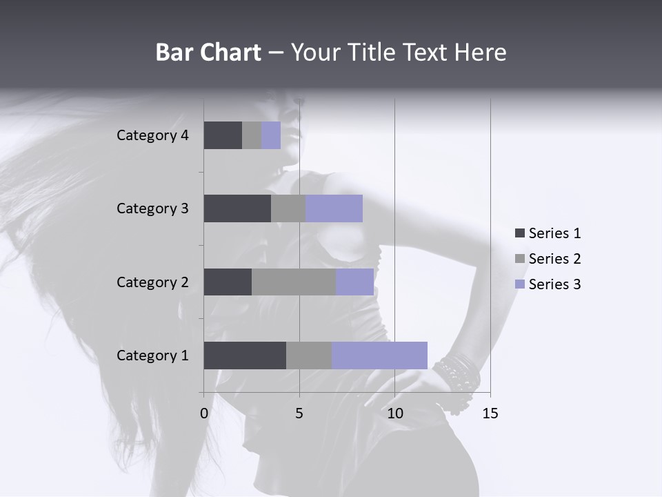 Sensual Hair Long PowerPoint Template