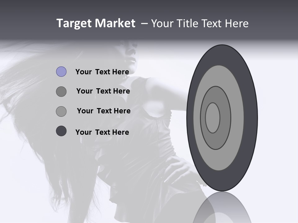 Sensual Hair Long PowerPoint Template