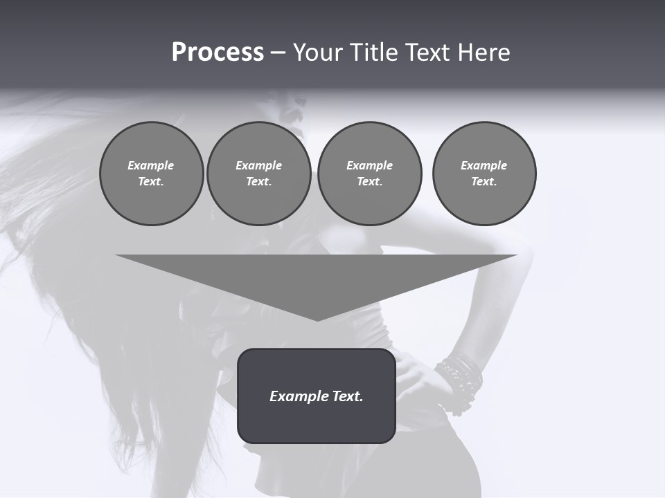 Sensual Hair Long PowerPoint Template