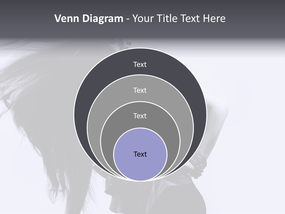 Sensual Hair Long PowerPoint Template