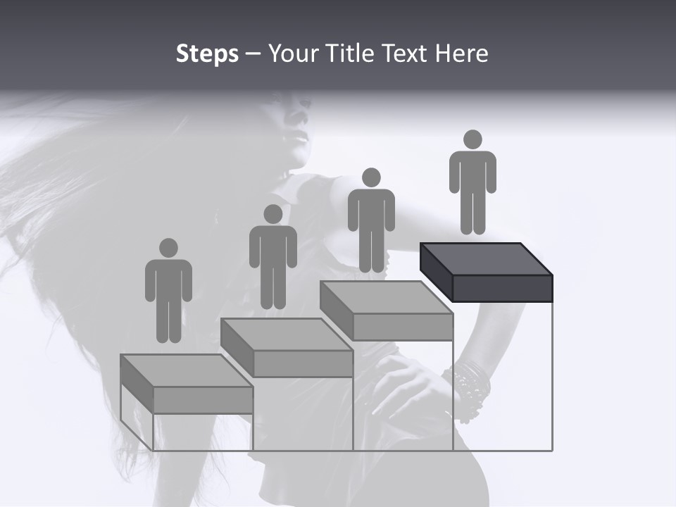 Sensual Hair Long PowerPoint Template