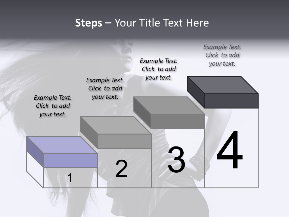 Sensual Hair Long PowerPoint Template