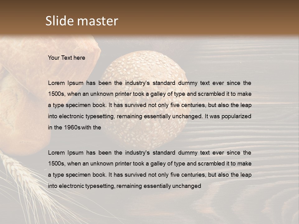 Isolated Organic Ear PowerPoint Template