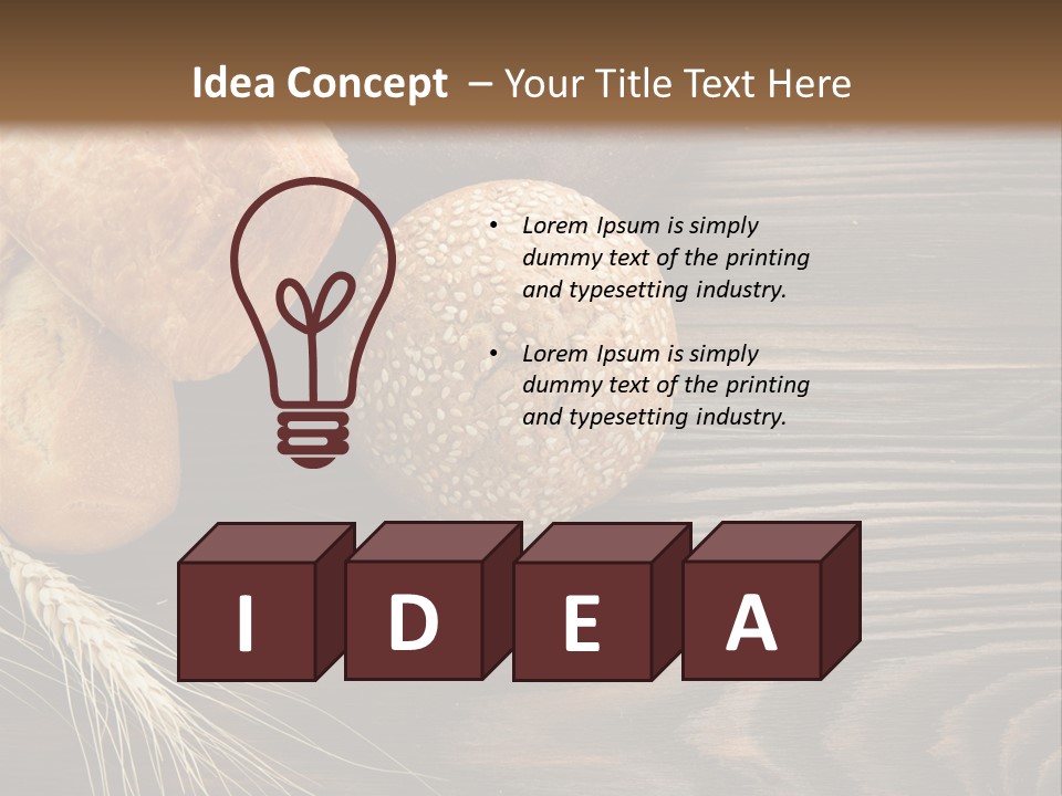 Isolated Organic Ear PowerPoint Template