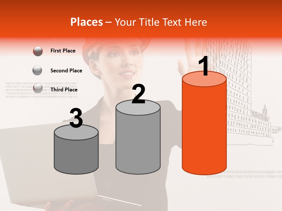 Adult Human Architect PowerPoint Template