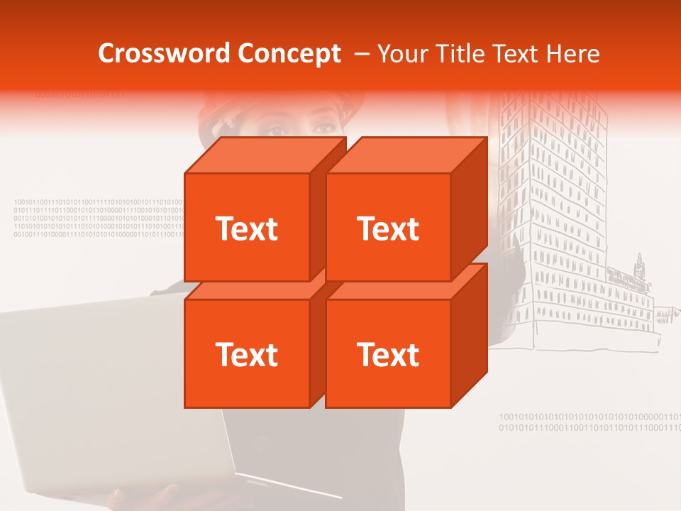 Adult Human Architect PowerPoint Template