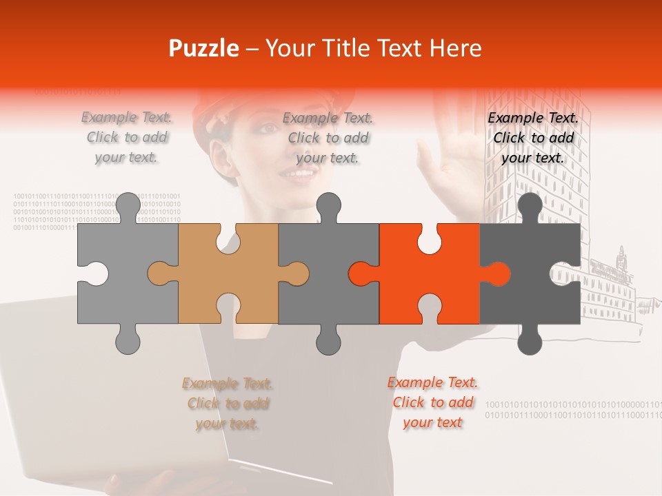 Adult Human Architect PowerPoint Template