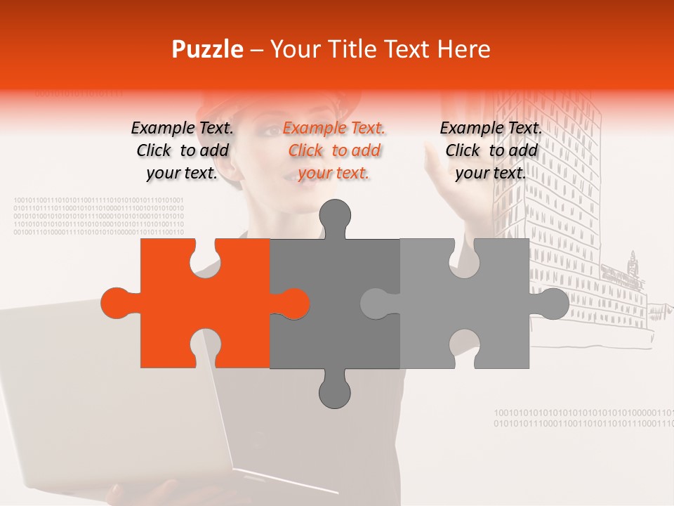 Adult Human Architect PowerPoint Template