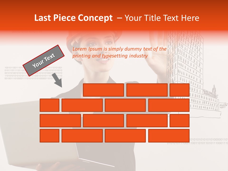 Adult Human Architect PowerPoint Template