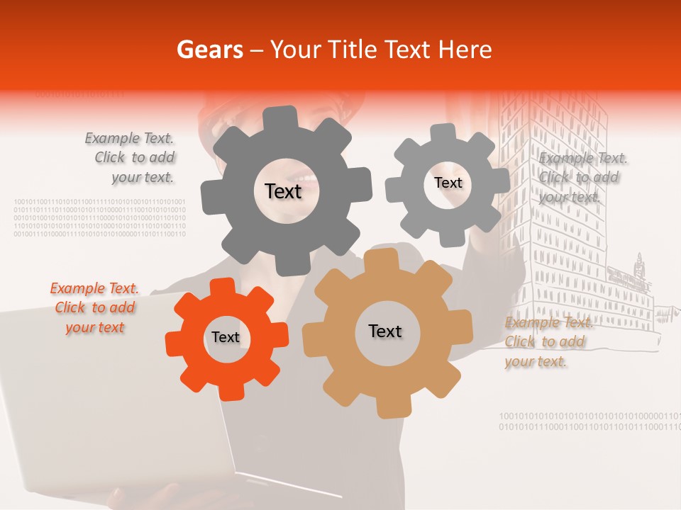 Adult Human Architect PowerPoint Template