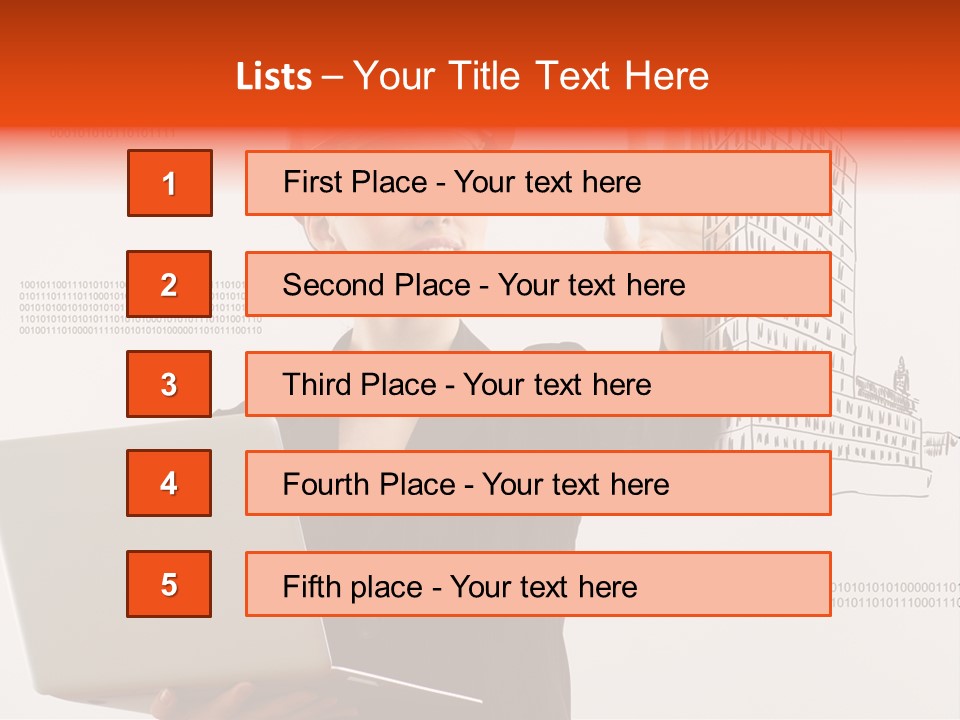 Adult Human Architect PowerPoint Template
