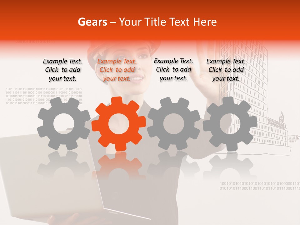 Adult Human Architect PowerPoint Template