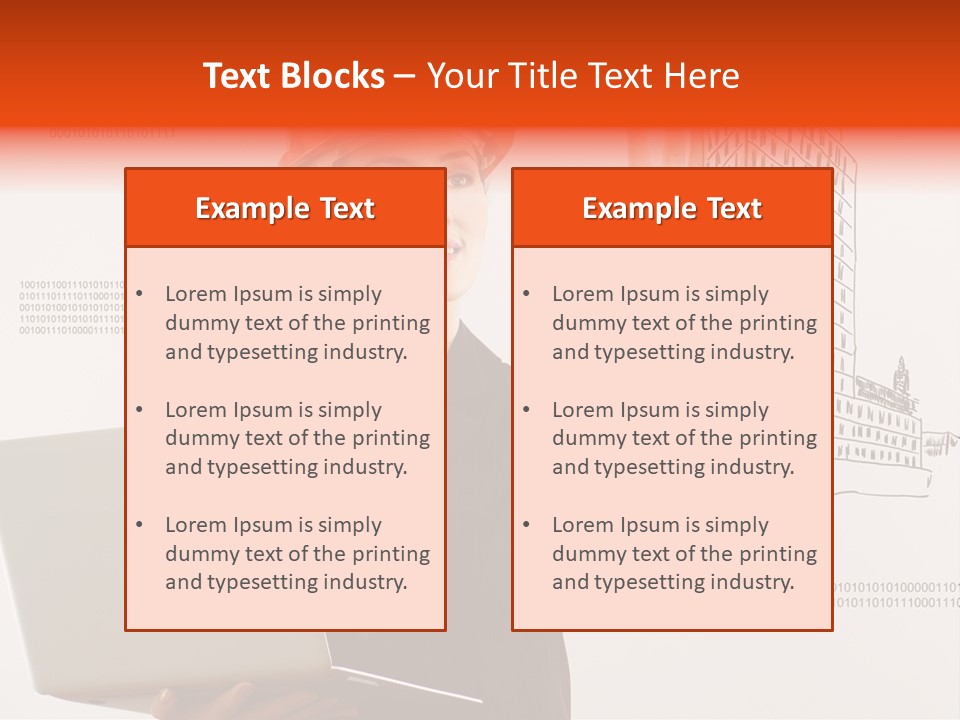 Adult Human Architect PowerPoint Template