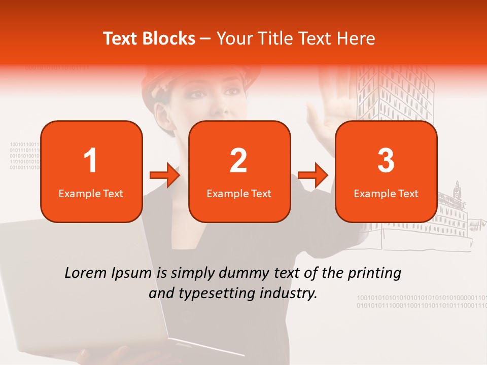 Adult Human Architect PowerPoint Template