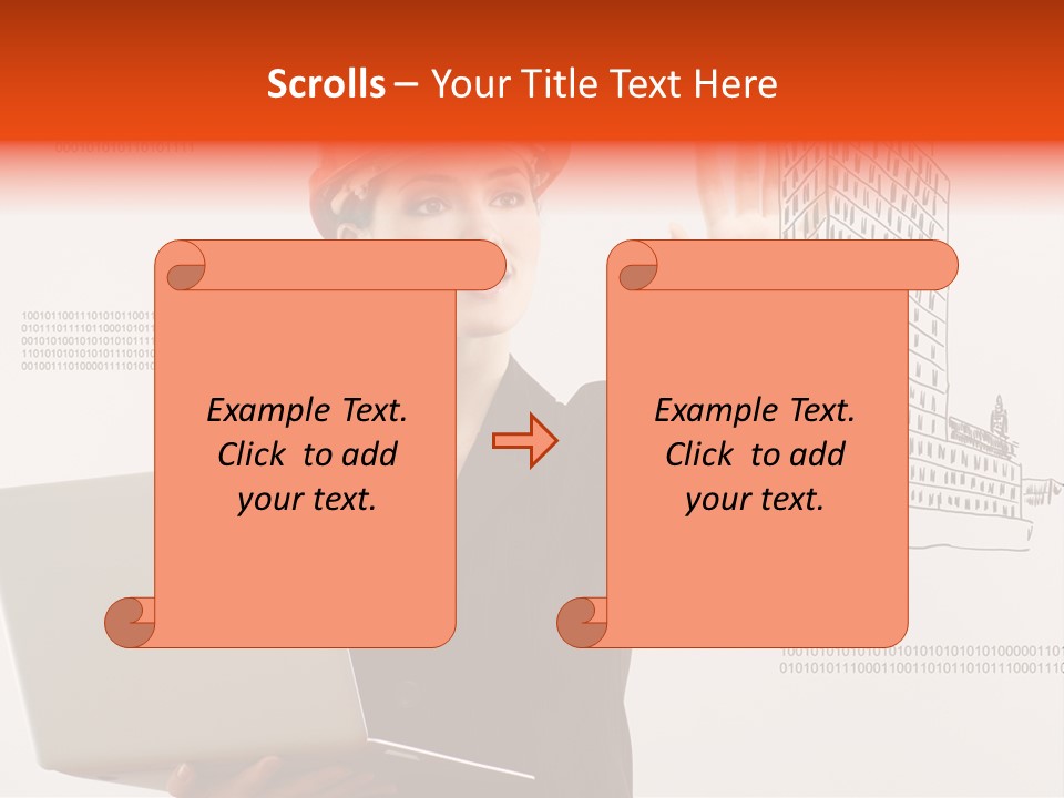 Adult Human Architect PowerPoint Template
